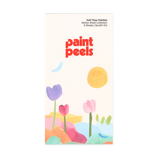 Soft Thaw Collection Paint Peels - No.007-No.012 Pack