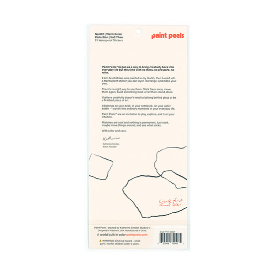 Warm Break - No.007 Single Sticker Sheet