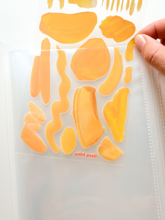 Sticker Storage Book for Paint Peels