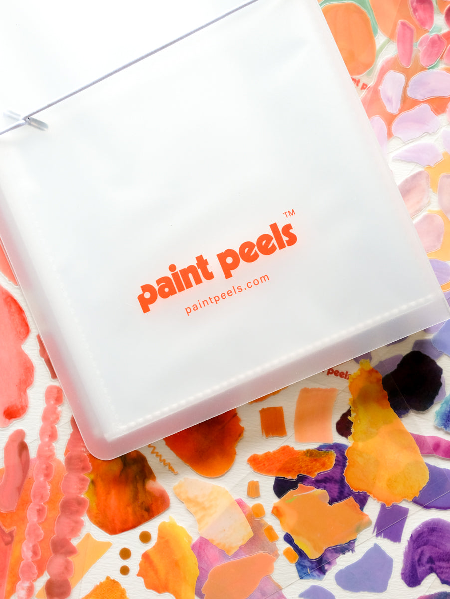 Sticker Storage Book for Paint Peels