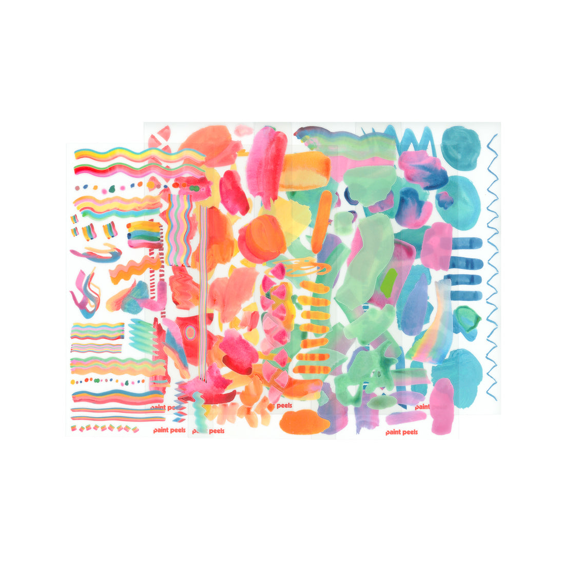 Carnival Collection Paint Peels - No.019-No.024 Pack