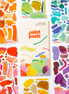 Vibrant Palettes Collection Paint Peels - No.001-No.006 Pack