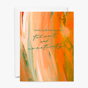 Thank You For Sharing Your Talent Card