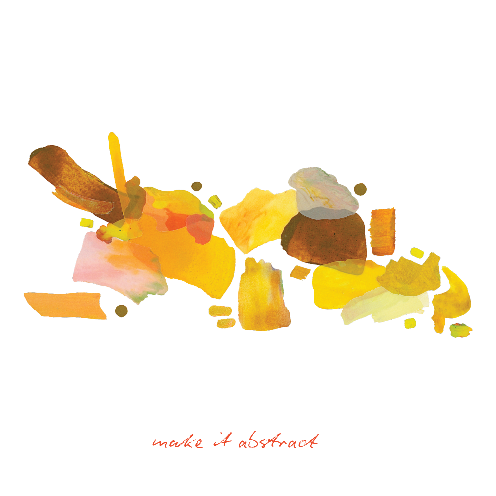 Vibrant Yellows Paint Peels - No.003 Single Sticker Sheet